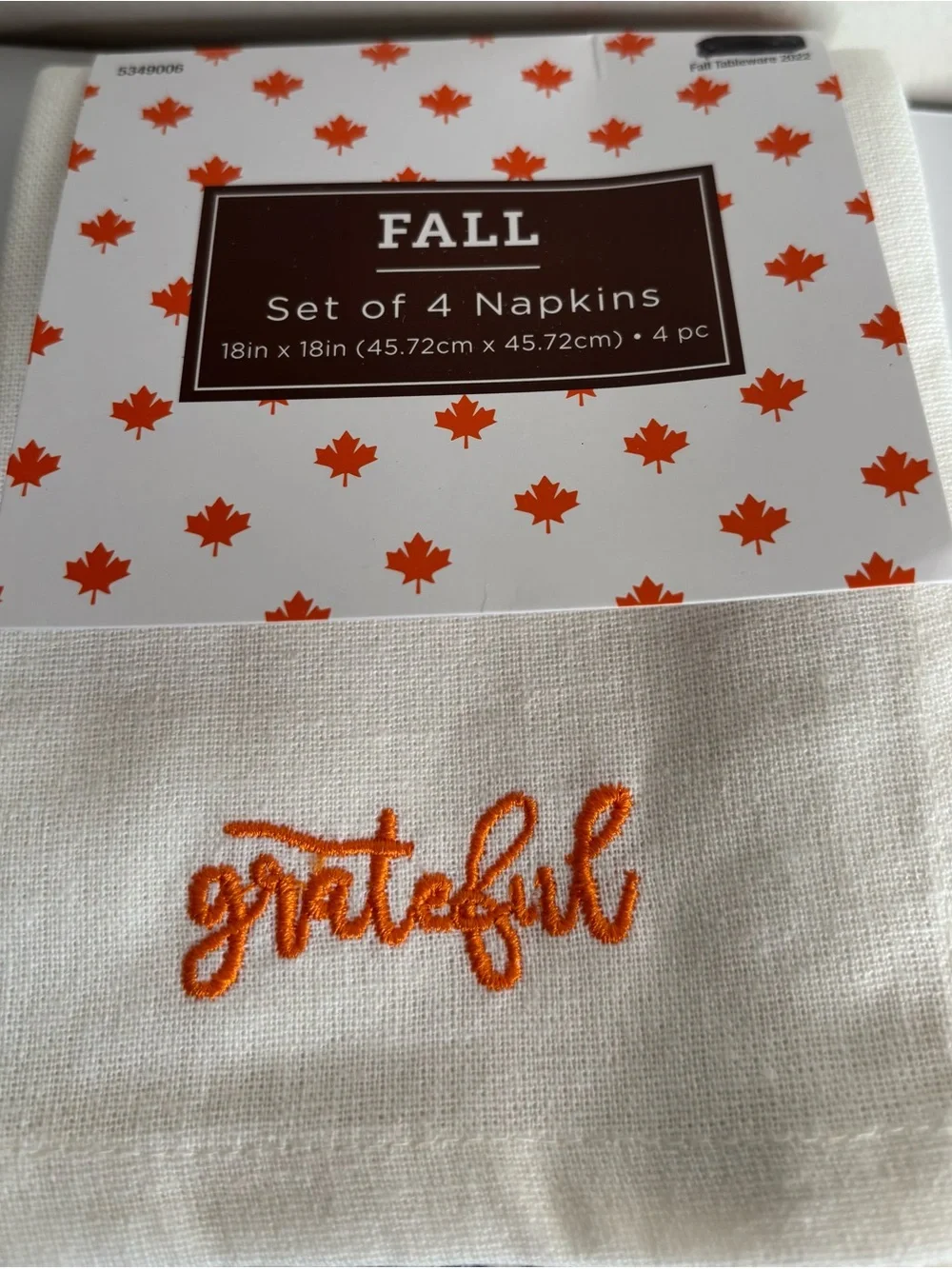 FALL/THANKSGIVING🍁🍂CLOTH NAPKINS